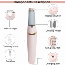 Electric Foot Callus Remover Professional Pedicure Tools Foot File For Cracked Heels Foot Dead Skin Remover Foot Scraper Sander