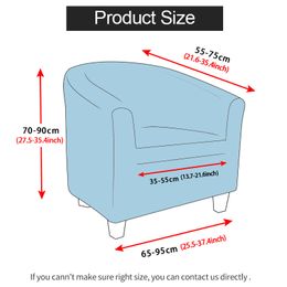 Plaid Club Armchair Cover Stretch Elastic Bar Chair Slipcover Sofa Cover for Living Room Couch Covers for Counter 2pices/set