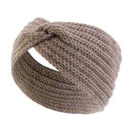 New Women Knitted Cross Headband Winter Ear Warmer Yoga Hair Band Wide Winter Cycling Crochet Knit Headwrap Hair Accessories