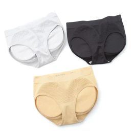 Women Butt Lifter Shaper Panties Fake Ass Buttocks Hip Pads Invisible Control Briefs Low Waist Underwear Female Lingerie