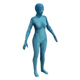 Movie Avatar 2 The Way of Water Neytiri Jake Sully Jumpsuit Cosplay Costume Zaiti Suit Halloween Costume Adults Kids Bodysuit