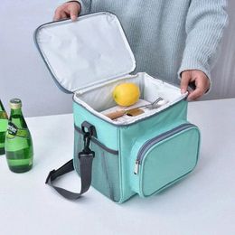 waterproof Picnic Bag Thermal Insulated Lunch Box Tote Cooler Handbag Portable Backpack Bento Pouch School Food Storage Bags i4LH#