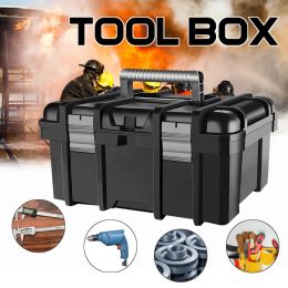 Large Empty Tool Box Shockproof Hard Case Plastic Tool Box Hardware Toolbox Suitcase Electrician Electric Drill Storage Box