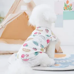 Dog Apparel Pet Clothes Cartoon Fruit Print Small Medium Puppy T-shirt