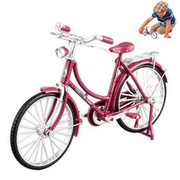 Decorative Figurines 1:10 Scale Metal Bicycle Ornaments 1: 10 Design Small And Portable For Kids Scientific Cognitive Toys