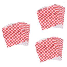 Baking Tools 300 Pcs Burger Pad Grease-proof Wrapping Paper Home Food Packing Manual Crafted Oil