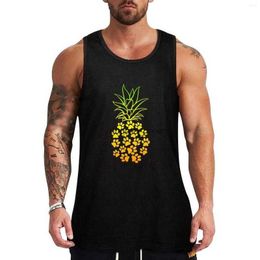 Mens Tank Tops PINEAPPLE DOG LOVERS SHIRT Top Summer Clothes For Men Male Vest Gym T-shirts Man Sleeveless