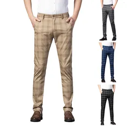 Men's Pants Fashion Mid Waist Slim Men Casual Daily Home Straight Leg Man Trousers Y2k Clothes Pantalones Work Luxury Formal