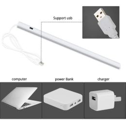 USB 5V Powered Smart LED Bar Light Strip Hand Sweep Sensor Aluminium Profile Lamp Kitchen Cabinet Wardrobes Cupboard Backlight