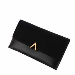 2023 Leather Women Wallets Hasp Lady Meybags Zipper Coin Purse Woman Envelope Wallet Mey Cards ID Holder Bags Purses Pocket p9PB#