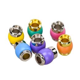 Latest Colourful Round Metal smoke Extinguisher Snuffers Instant Cigarette Suit Ashtray Holder Smoking Tool Accessories