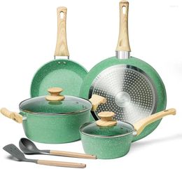 Cookware Sets Pots And Pans Set Nonstick 8 Piece Kitchen Kitchenware For Cooking Pot Pan Non Stick