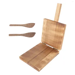 Baking Tools Dumpling Skin Pressing Plate Making Wrapper Maker Wrapping Mould Moulds Dough Wooden Presser For Wrappers Woman