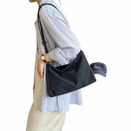 casual Women Shoulder Bag Nyl Patchwork Crossbody Bags Large Capacity Solid Under Arm Bag Versatile Female Purse Bags b61n#