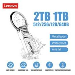 Lenovo USB 2TB OTG Metal USB 3.0 Pen Drive Key 1TB Type C High Speed Pendrive Mini Flash Drive Memory Storage Device U Disk