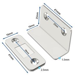 6-10pcs Strong Magnetic Door Closer Cabinet Door Catches Latch Furniture Doors Magnet Stop Cupboard Furniture Hardware