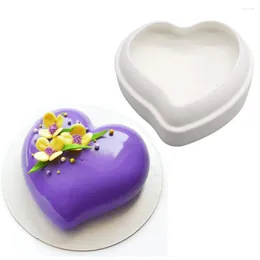 Baking Moulds Love-Heart Shape Silicone Mould Heart Mousse Mould Chocolate Ice Cream Dessert Mouler Cake Decorating Tools Kitchen Accessories