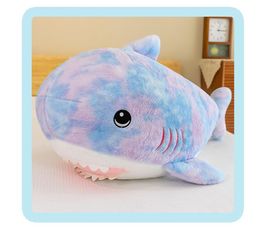 Popular Colorful Shark Doll Plush Ocean Series Toys Cute Shark Sleep Pillow Soft Fill Gift Free Free Shipping DHL/UPS