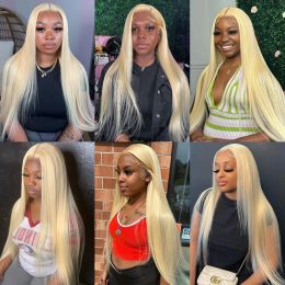 613 Blonde Straight Human Hair Bundles with Closure Frontal 4x4 5x5 Closure with Bundles 13x4 13x6 Lace Frontal with 3 4 Bundles