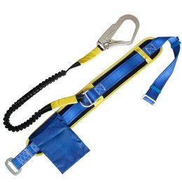 Safety Outdoor Professional tool Climbing Waist Chest Harness Belt Rescue Rope with Adjust Buckle Equipment Acce 240320