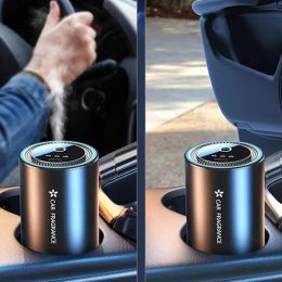 Portable USB Rechargeable Aroma Car Cup Holder Diffuser New Perfume Air Freshener Fragrance Oil Scent Machine Flavouring For Car