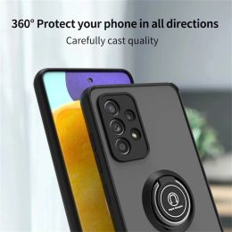 For Samsung Galaxy A54 5G Magnetic Ring Matte Case For Galaxy A53 A34 A14 A13 A33 A52 A51 A32 A73 A72 A71 A52S Shockproof Funda