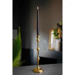 Candle Holders Wholesale Metal Chandelier Holder Gold Silver Dining Light Embossed Indoor Lighting Handmade Home Decoration Luxury Decor