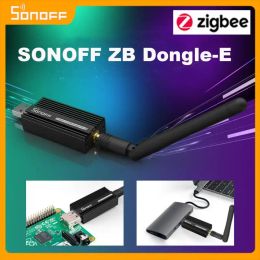 Control SONOFF ZBDongleE Zigbee 3.0 USB Dongle Universal ZigBee Gateway Via ZHA Or Zigbee2MQTT Support SONOFF ZBMINI S26ZBR2 BasicZBR3
