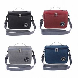 insulated Lunch Box Men Women Travel Portable Cam Picnic Bag Cold Food Cooler Thermal Bag Kids Insulated Case With Strap 1PC S0DG#