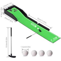 Putting Green Indoor Set Golf Desktop Putting Practice Set Improve Accuracy and Speed Wrinkle-Resistant for Men Gift Home Office