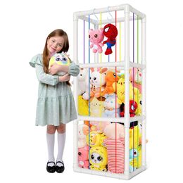 HOMEWIS Zoo Stuffed Animal Stand with Large Capacity Toy Storage, Plush Storage Creative Display Rack, Suitable for Kindergarten Game Rooms, Bedrooms, and