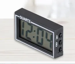 Table Clocks Digital LCD Auto Car Dashboard Desk Date Time Calendar Small Clock LED Alarm Display Function Home Supplies