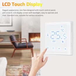 Smart Temperature Remote Controller WiFi Thermostat LCD Touch Screen Electric Floor Heating for Water/Electric Floor/Gas Boiler