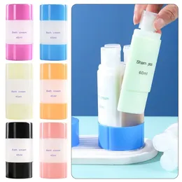 Storage Bottles 3Pcs/Set 45ml 3-in-1 Travel Spray Portable Refillable Plastic Leak Proof Tube Makeup Dispensing Container Sets