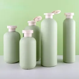 Bath Accessory Set 200ml 250ml 300ml 400ml 500ml Convenient Pressing Of Buttons Multiple Capacity Bottled Green Opaque Bottle (Empty Bottle)