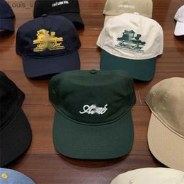 9AG8 Ball Caps mix Ball Caps 2023 New Retro Unisphere Baseball Cap Couple Models Outdoor All-match Casual Embroidery Letters Cap Wide Brim Hat