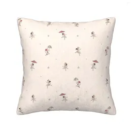 Pillow Ballet Girl Corduroy Sofa Backrest Bedside Soft Package Lovely Pattern