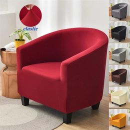Chair Covers Strenth Spandex Sofa Cover Relax Armchairs Club Couch Slipcover For Living Room Solid Elastic Tub Protector