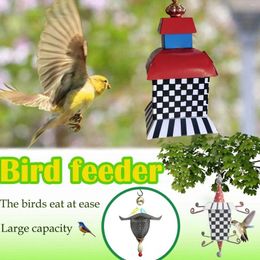 Other Bird Supplies Metal Pendant Feeder Outdoor Hanging Wild Birds Aviary Decoration Garden Yard Window Parrot Feeding Dispenser