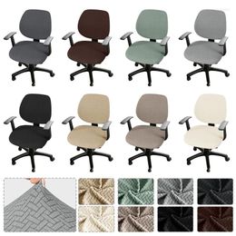 Chair Covers Waterproof Stretch Cover Elastic Armchair Office Computer Slipcover Spandex Removable Seat Protector