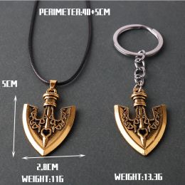 Anime JoJos Bizarre Aventura Colar Kujo JOTARO Arrow Metal Pingente Chaker Colares Charm Gifts Jewelry Collares