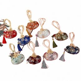 drawstring Fr Pattern Cloth Hanging Decorati Tassel Empty Sachet Women Jewellery Bag Chinese Style Storage Bag Purse Pouch P58l#