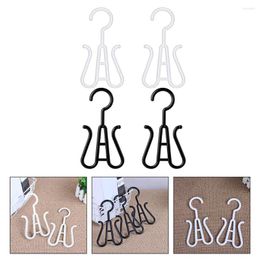 Hangers 4 Pcs Clothes Hook Slipper Plastic Wall Hanging Shoe Racks Drying Hooks For Shoes