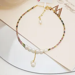 Anklets Tourmaline Anklet Fashion Wild Freshwater Pearl Sexy Accessories Pulseras Tobilleras Mujer Femme Tobillera