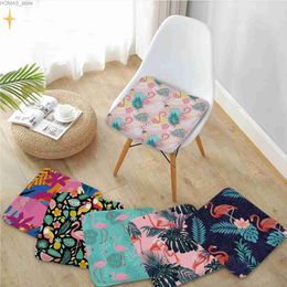 Cushion/Decorative Pillow Flamingo Printed Cushion Mat European Chair Mat Soft Pad Seat Cushion For Dining Patio Home Office Indoor Sofa Decor Tatami Y240401