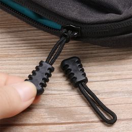 5pcs Zipper Pull Puller End Fit Rope Tag Fixer Zip Cord Tab Replacement Clip Broken Buckle Travel Bag Suitcase Tent Backpack