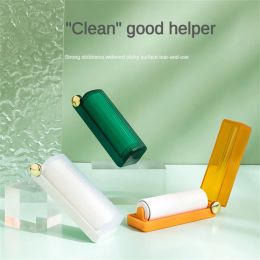 Washable Dust Remover Drum Brushes Folding Hair Remover Clothes Cleaning Tools Foldable Hair Removal Brush Dust Catcher Portable