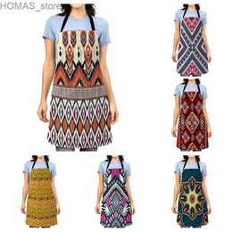 Aprons Aesthetic Women kitchen apron original Children Waterproof girl custom man waiter work apron oil proof mandala vintage Persia Y2404019L68