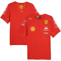 New F1 T-Shirt Apparel Formula 1 Fans Extreme Sports Lovers Breathable F1 Apparel Top Oversized Short Sleeve Men's and Women's