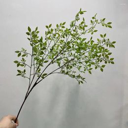 Decorative Flowers Artificial Greenery Chic Eco-friendly Plant Fake Green Wedding Decoration For